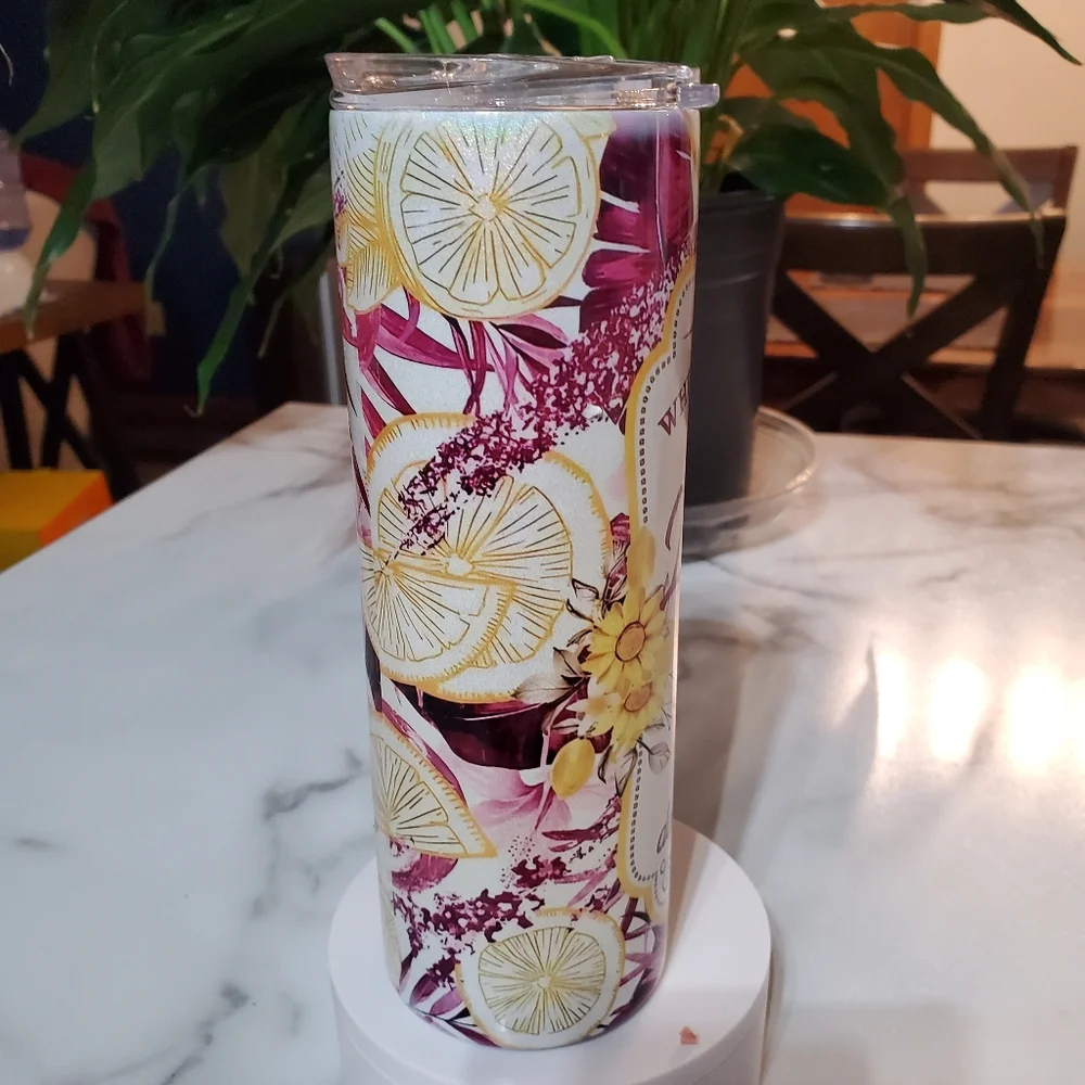 When Life Gives You Lemons  20oz Tumbler 🎉sale